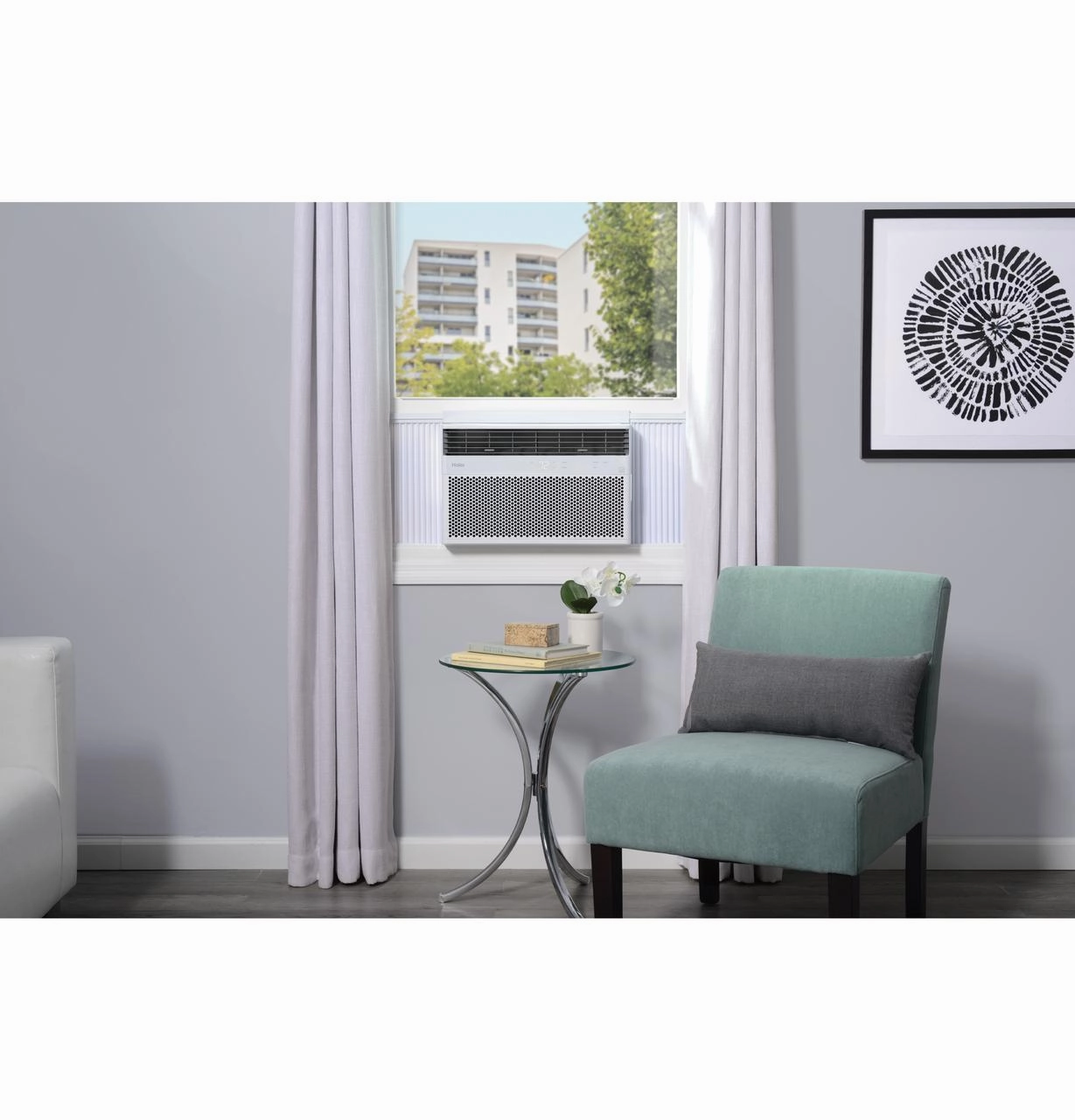 Haier QHEK08AC Haier 8,000 Btu Smart Electronic Window Air Conditioner For Medium Rooms Up To 350 Sq. Ft.