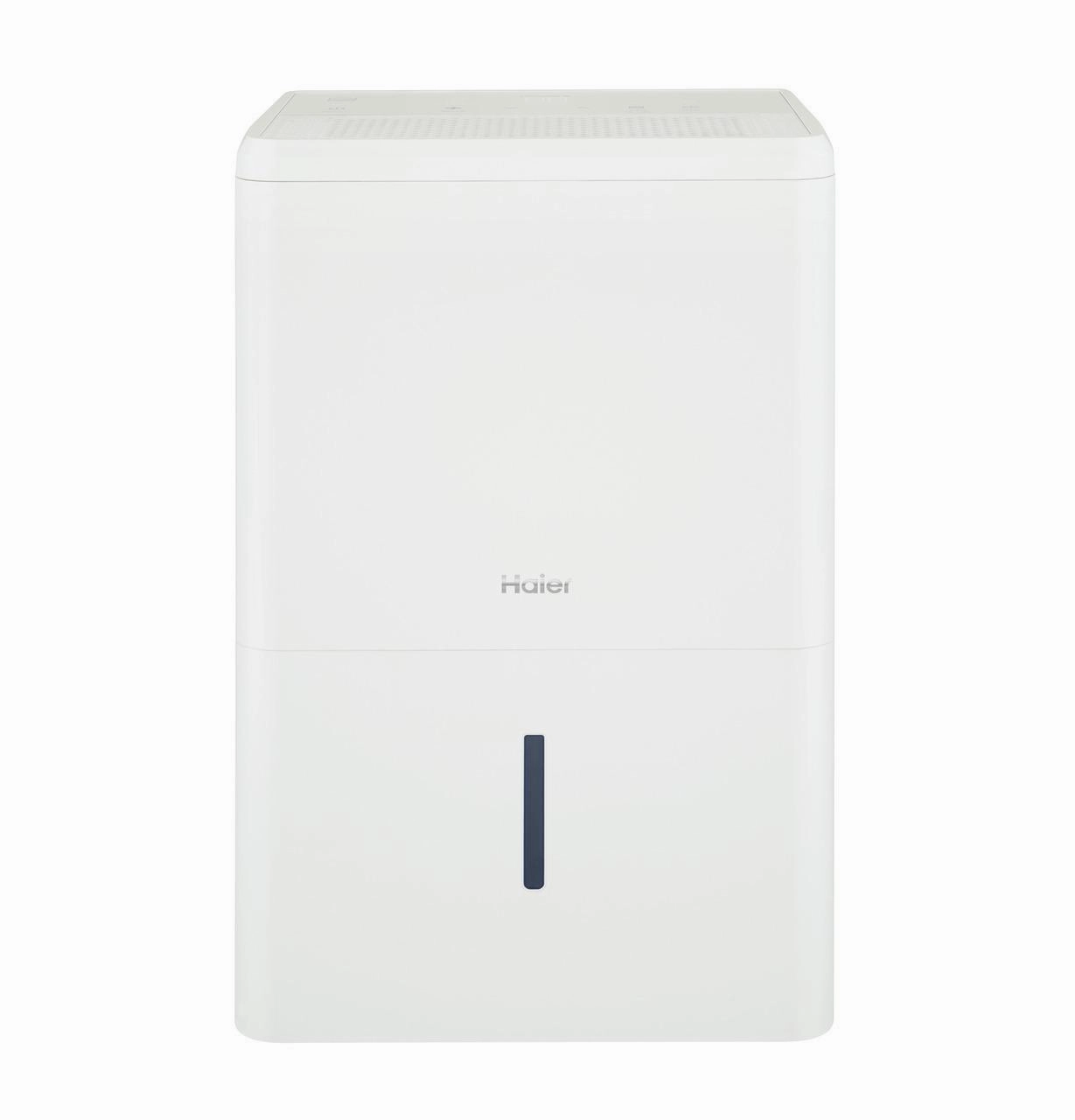 Haier QPHR50LZ Haier 50 Pint Energy Star Portable Dehumidifier With Built-In Pump And Smart Dry For Wet Spaces