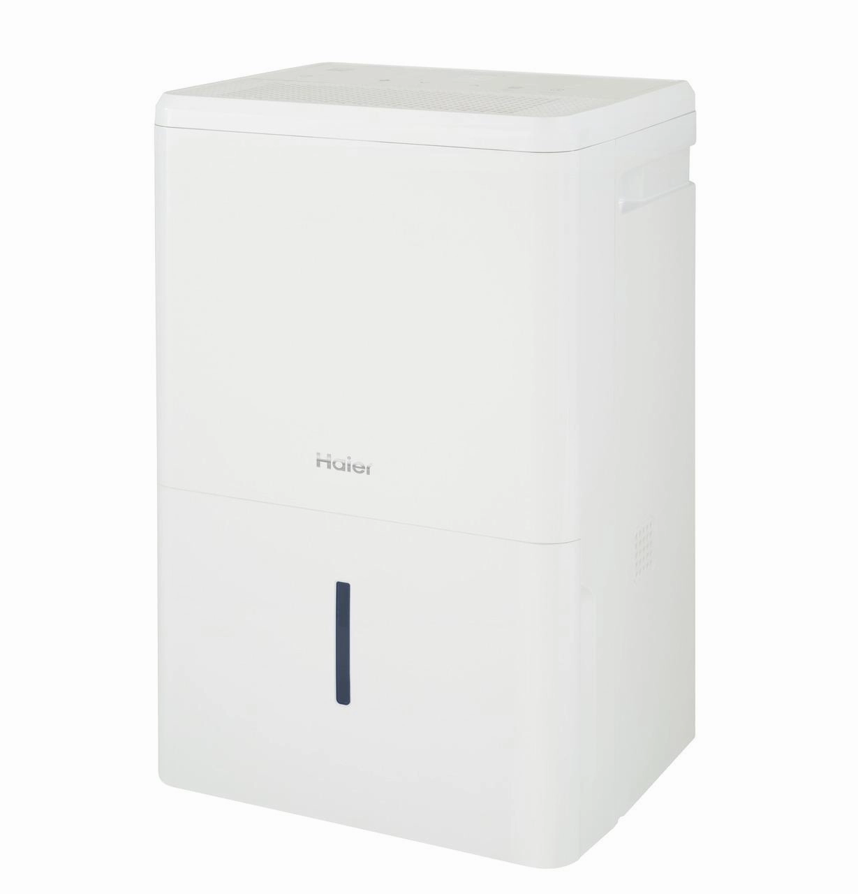 Haier QPHR50LZ Haier 50 Pint Energy Star Portable Dehumidifier With Built-In Pump And Smart Dry For Wet Spaces