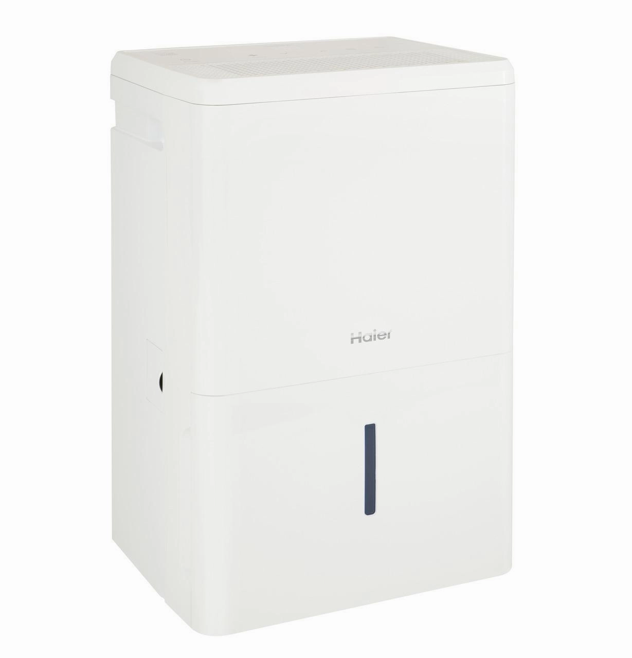 Haier QPHR50LZ Haier 50 Pint Energy Star Portable Dehumidifier With Built-In Pump And Smart Dry For Wet Spaces