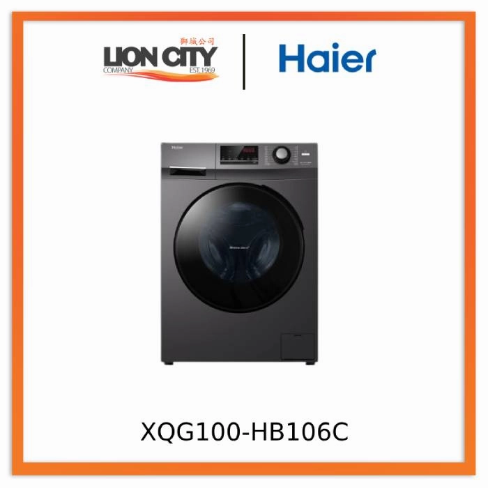 Haier XQG100-HB106C 10kg Washer  6kg Dryer BLDC Direct Drive Steam Wash Local Warranty 3pin Plug