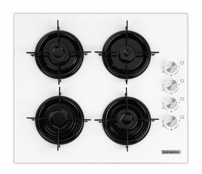 HAUSBERG 4 BURNERS BUILT IN GAS STOVE GLASS