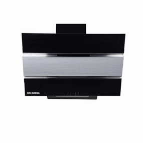 Hausberg Decorative Built-in Hood | 60 cm | Black | Aluminum Filter | Silent Operation