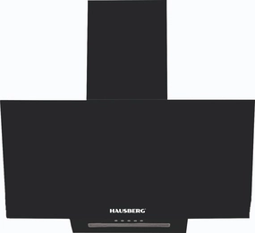 HAUSBERG ELECTRIC COOKER HOOD WITH GLASS | Push Button | Aluminium Filter | 60 cm Hood