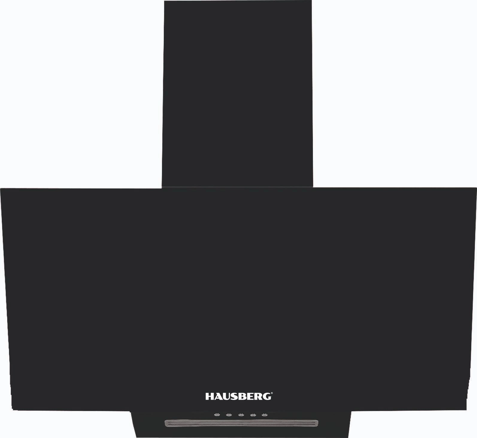 HAUSBERG ELECTRIC COOKER HOOD WITH GLASS | Push Button | Aluminium Filter | 60 cm Hood