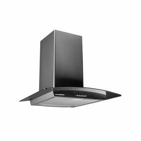 HAUSBERG ELECTRIC STAINLESS STEEL COOKER-HOOD | Decorative oval glass | Push button control
