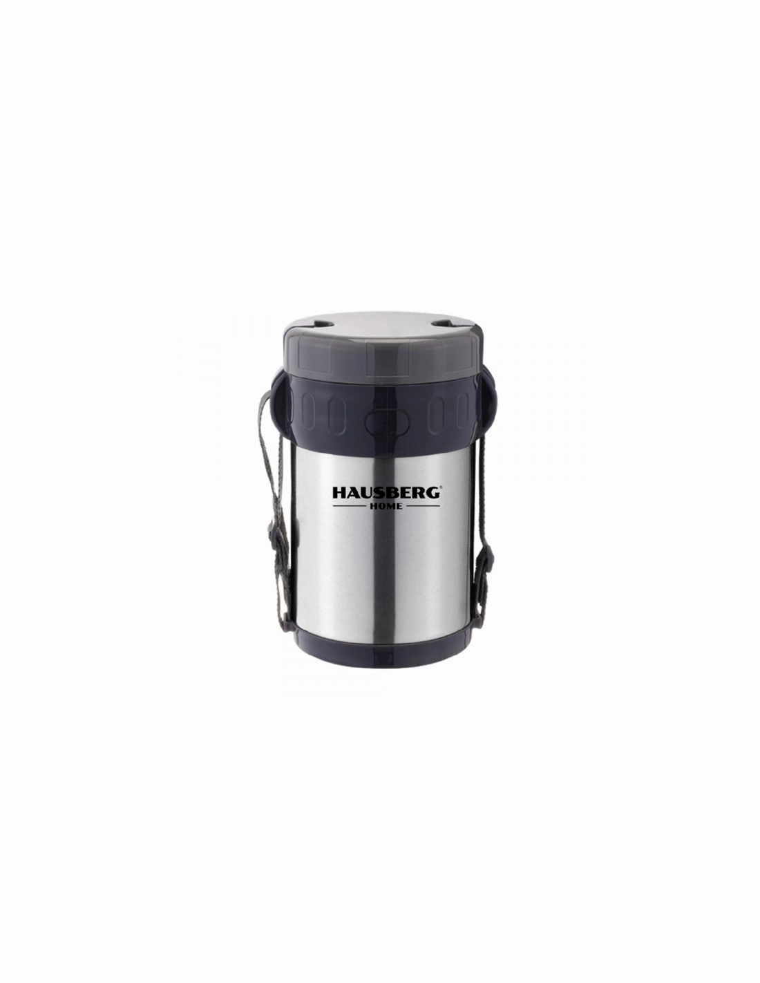 HAUSBERG Lunch Box Thermos HB-H 1461, 2L, Stainless Steel.