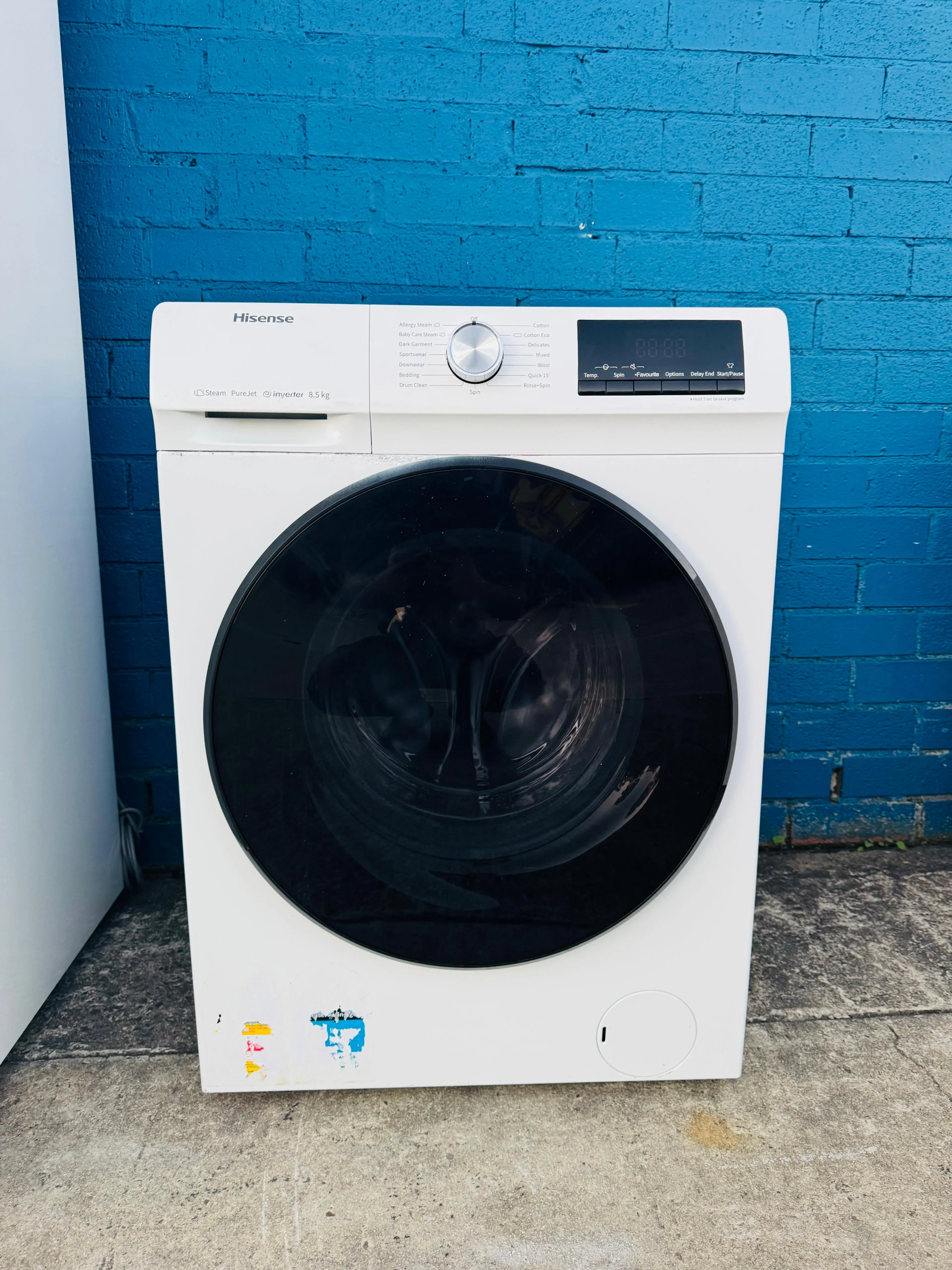 **HISENSE 8.5KGS FRONT LOADER WASHING MACHINE**