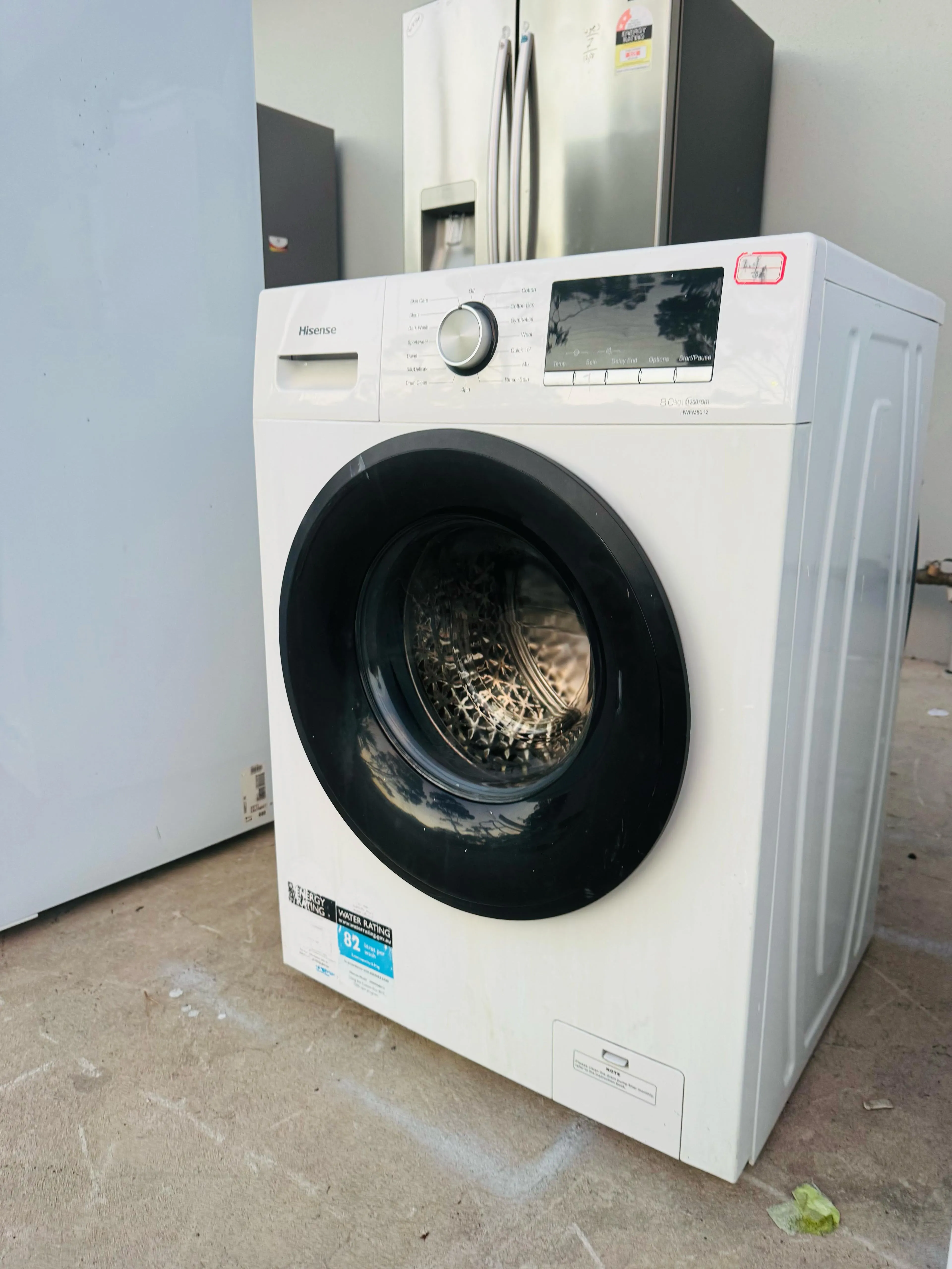 **HISENSE 8KGS FRONT LOADER WASHING MACHINE**