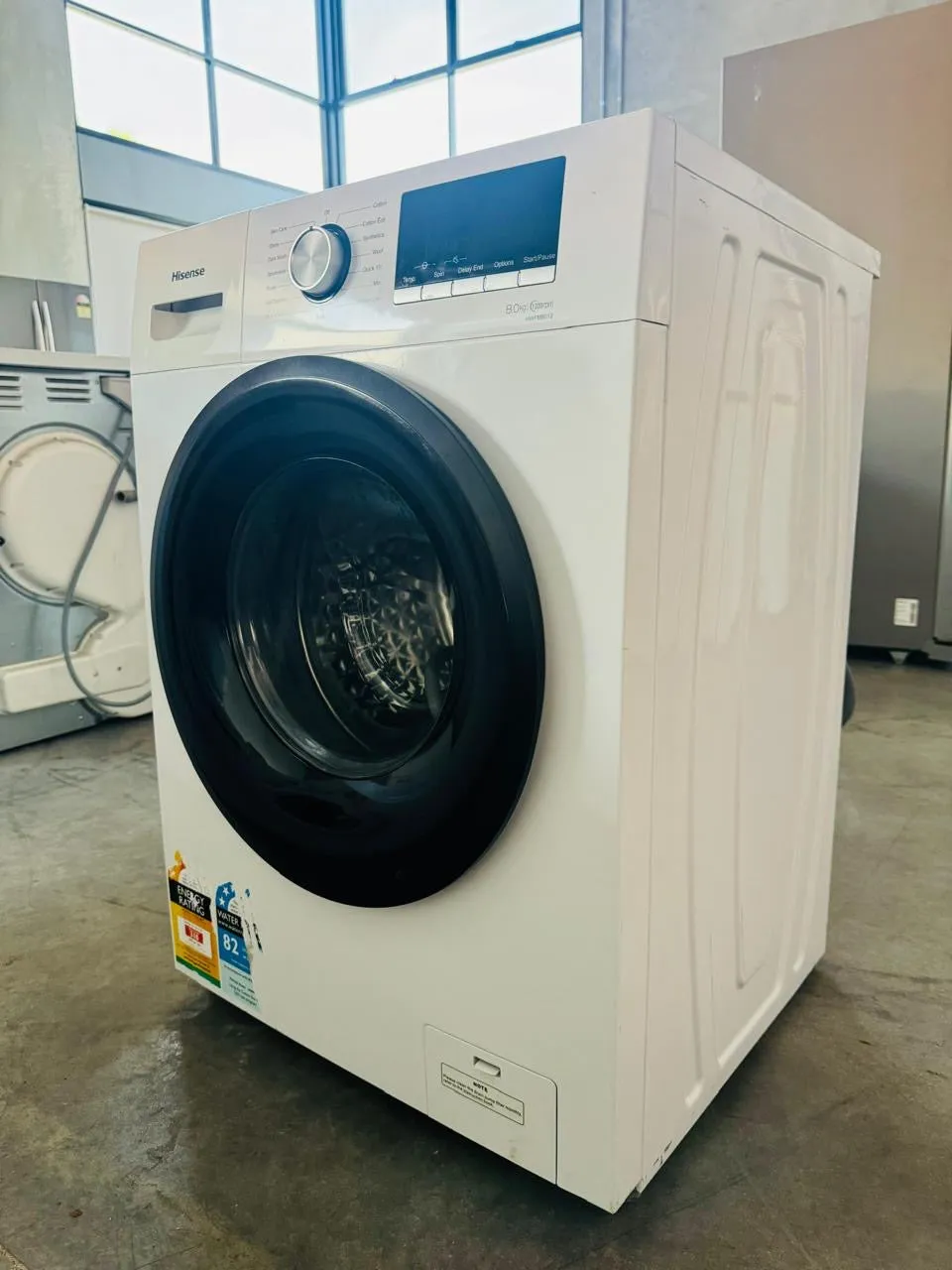 **HISENSE 8KGS FRONT LOADER WASHING MACHINE**