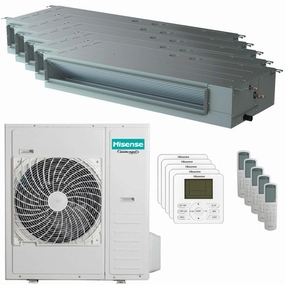 Hisense air conditioner Ductable ADT penta split 9000 9000 9000 12000 12000 BTU inverter outdoor unit 12.5 kW
