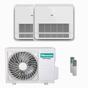 Hisense Console AKT dual split air conditioner 12000 12000 BTU inverter A   outdoor unit 6.3 kW