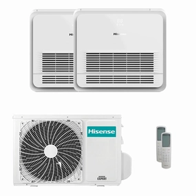 Hisense Console AKT dual split air conditioner 9000 9000 BTU inverter A   outdoor unit 4.1 kW