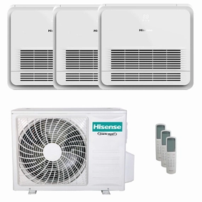 Hisense Console AKT trial split air conditioner 12000 12000 12000 BTU inverter A   outdoor unit 7 kW