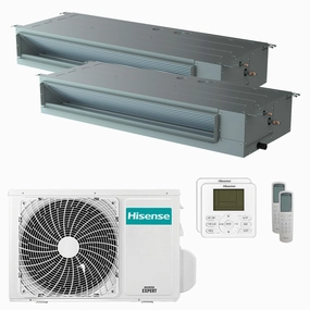 Hisense Ducted Air Conditioner ADT dual split 12000 12000 BTU inverter A   outdoor unit 5 kW