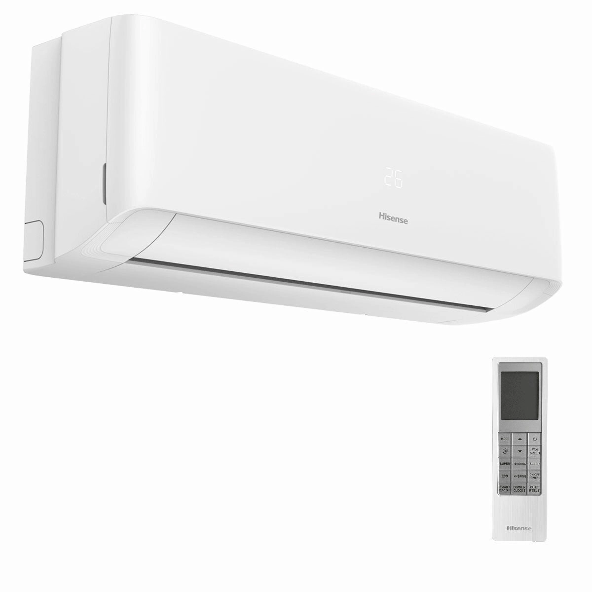 Hisense EcoSense dual split 7000 7000 BTU inverter A   wifi air conditioner external unit 3.5 kW