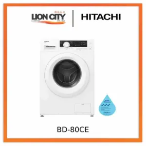 Hitachi BD-80CE 8KG Front Load Washer - White