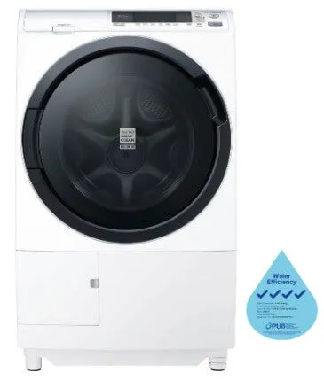 Hitachi R-HW620RS-XK/XW/X 416l Multi-door Fridge Hitachi BD-SG100CJ 10kg Front Load Washer Dryer