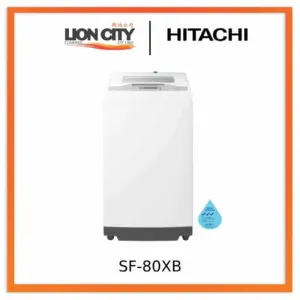 Hitachi SF-80XB 8kg Top Loading Compact Washing Machine