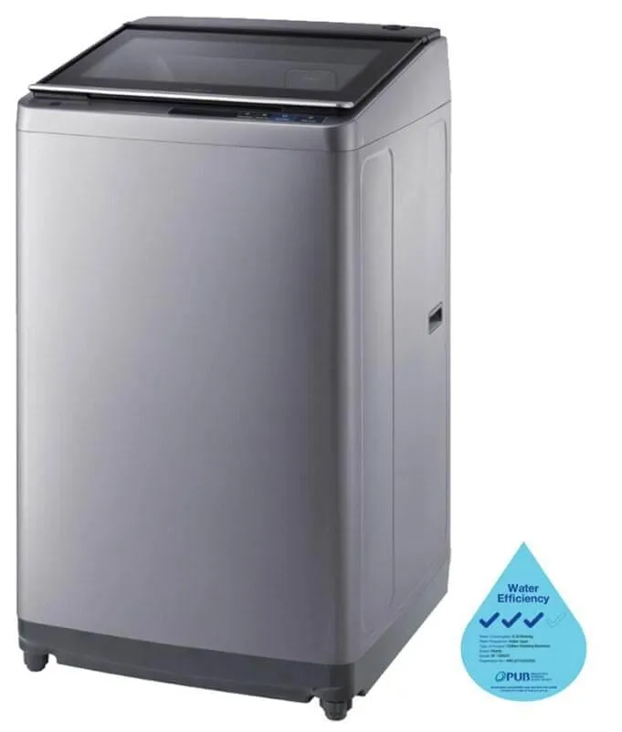 Hitachi SF100XAV 10kg Top Load with Glass Top Washing Machine