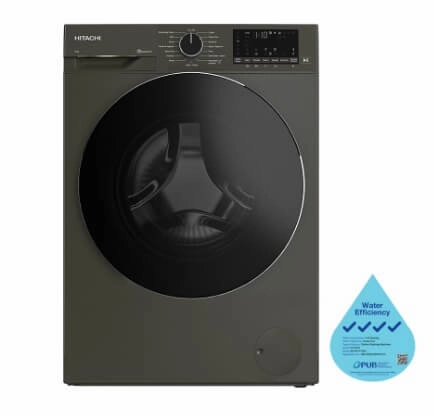 Hitachi BD-100YFVEM Front Loading - Washer Steam & Hygiene Easy Iron Inverter   Hitachi TD-80XFVEM Tumble Dryer