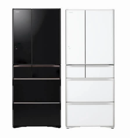 Hitachi R-WXC620KS-XK/XW (Crystal White) Multi Door Refrigerator (500l) Hitachi BD-SG100CJ 10kg Front Load Washer Dryer