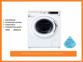 Hitachi RM700VAG9MSX-MIR (Gross 569L) Side-By-Side Refrigerator   BD90YAV 9kg Powered Inverter Front Load Washing Machine