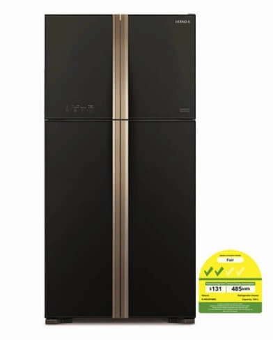 Hitachi RW-635P4MS Inverter Big French 4-Door   Hitachi SF-100XAV 10kg Top Load with Glass Top Washing Machine