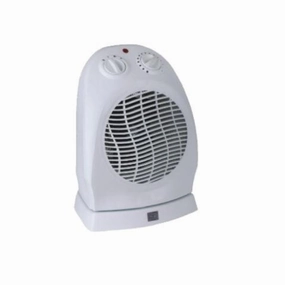HOME Electric Fan Heater, 2000 Watts, White