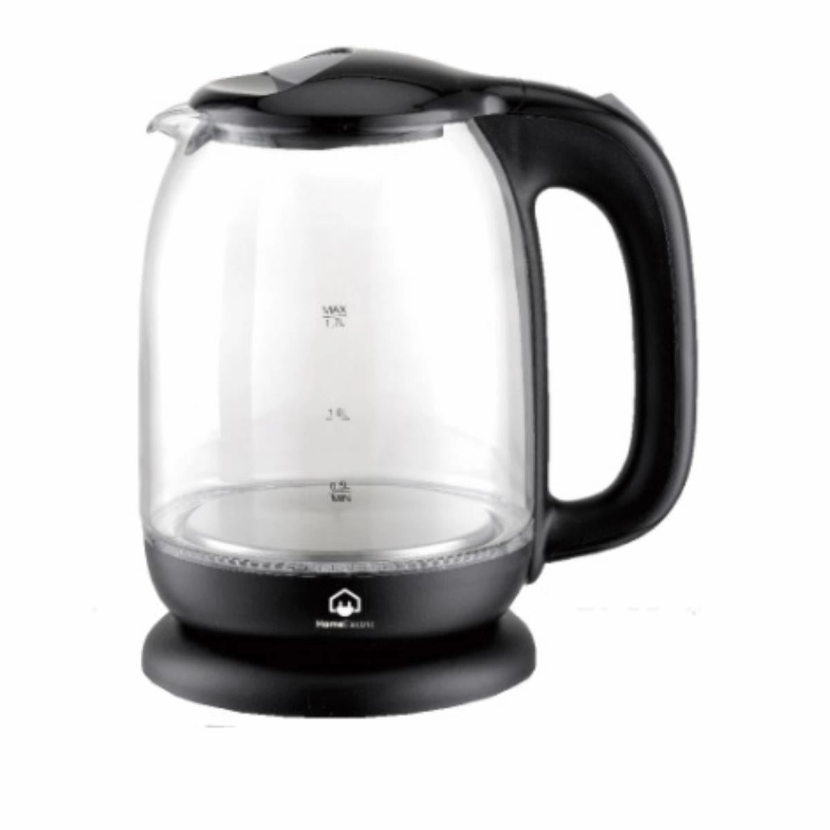 Home Electric Kettle Glass 2200 W