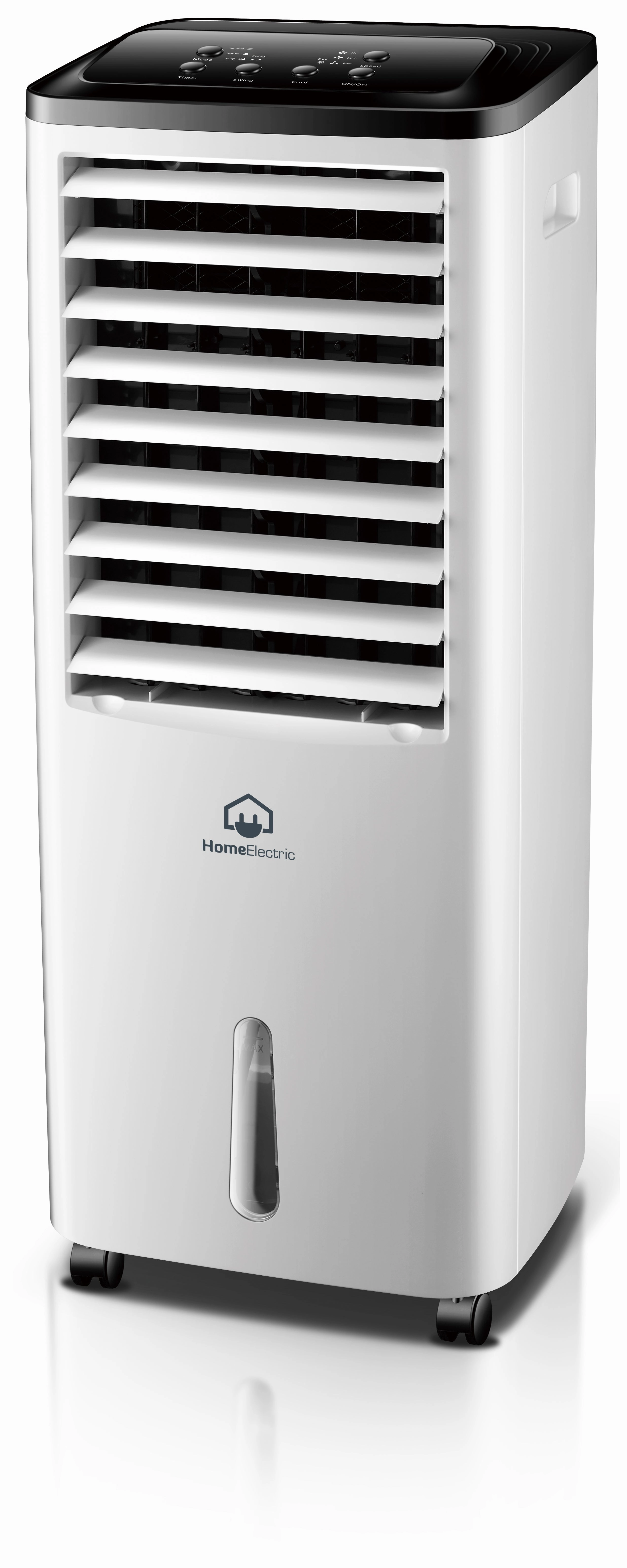 Home Electric Portable Air Cooler 200W 8H Timer White Tank Capacity 15L 3 Speed