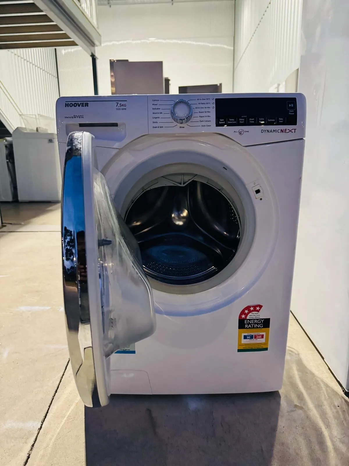 **HOOVER 7KGS FRONT LOADER WASHING MACHINE**