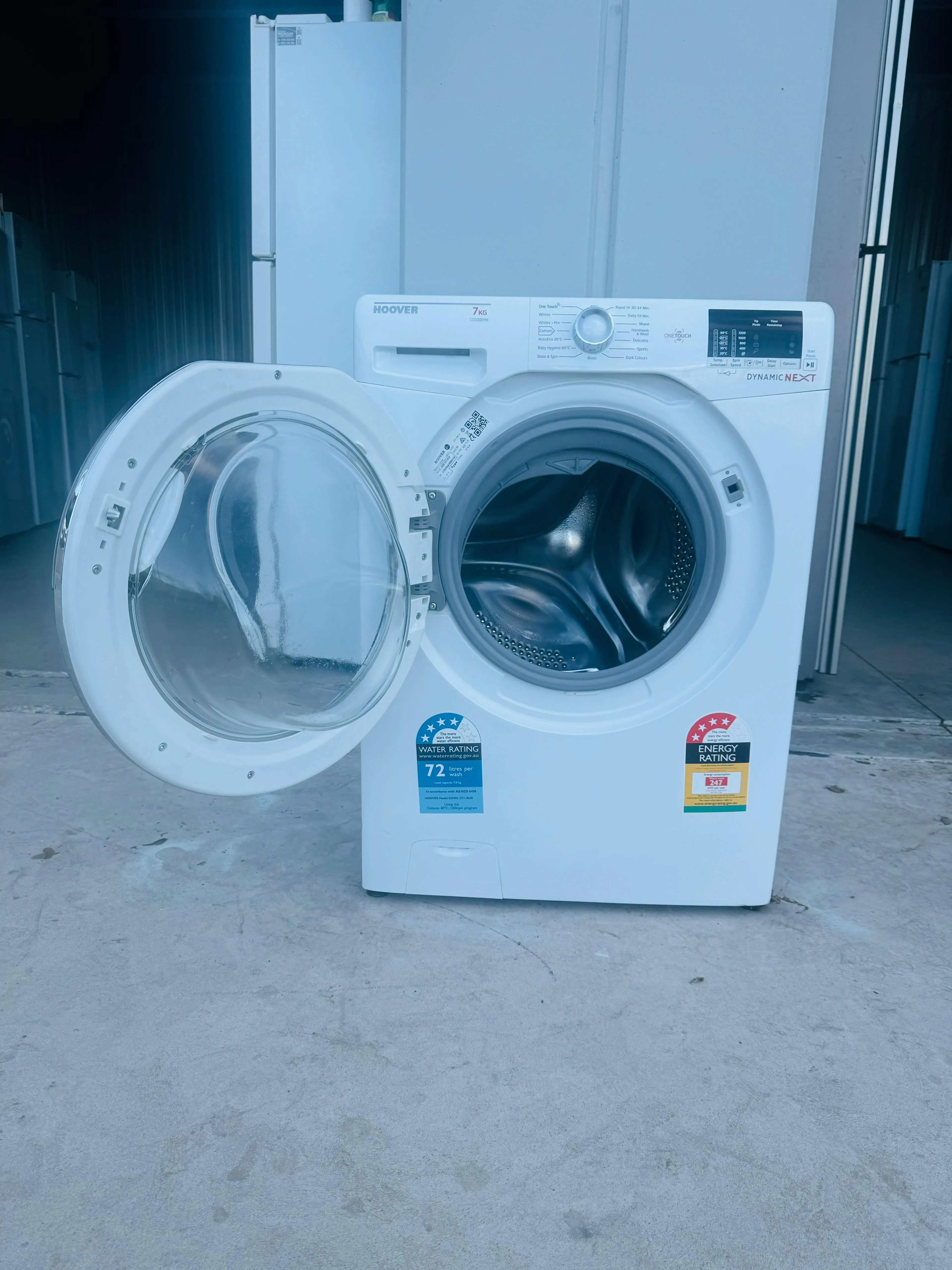 **HOOVER 7KGS FRONT LOADER WASHING MACHINE**