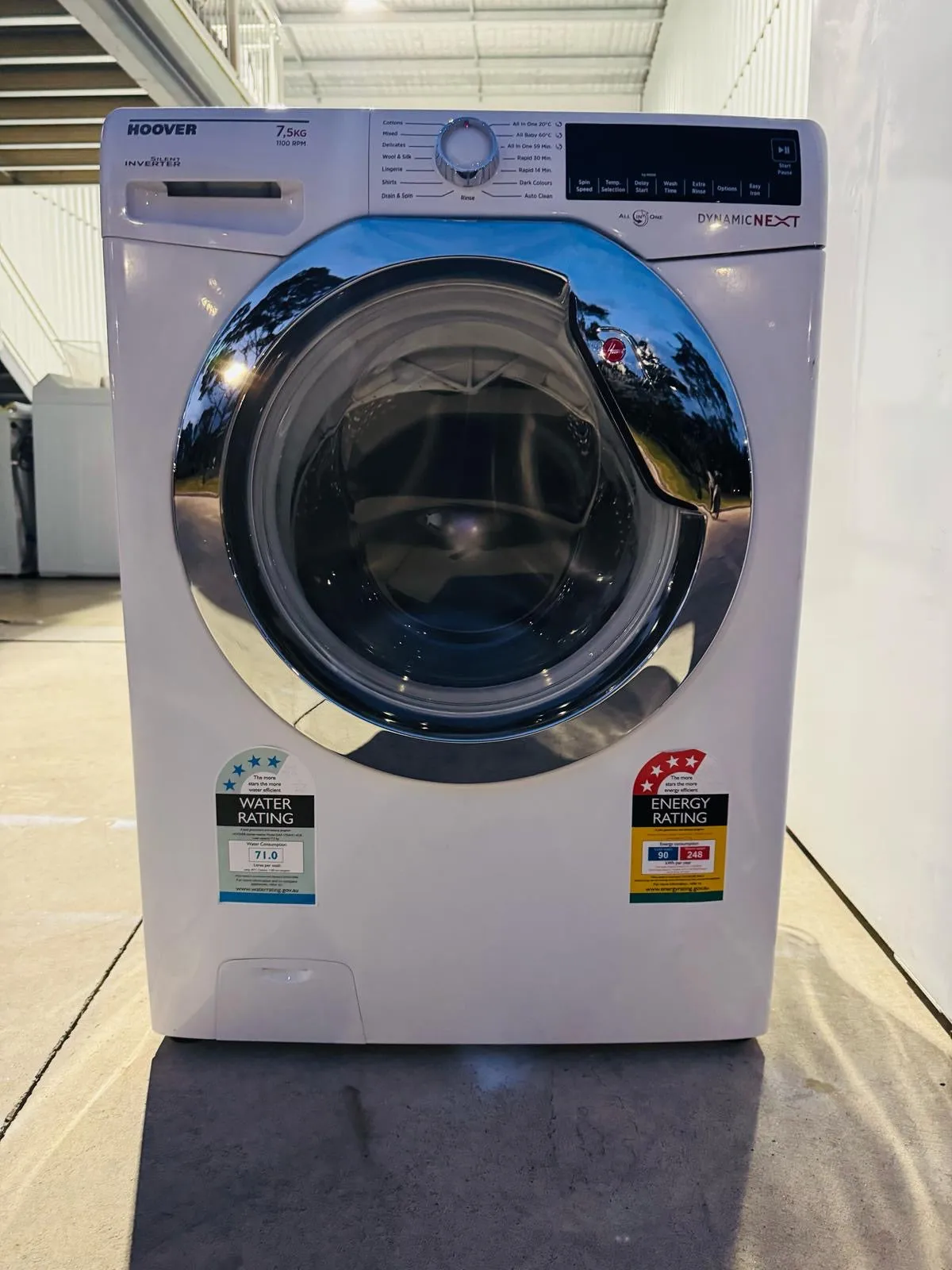 **HOOVER 7KGS FRONT LOADER WASHING MACHINE**