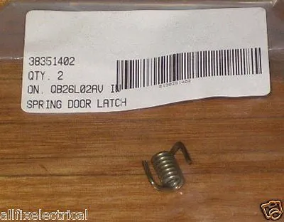 Hoover Front Loader Door Latch Pivot Pin & Spring - Part # 31513401 & 38351402