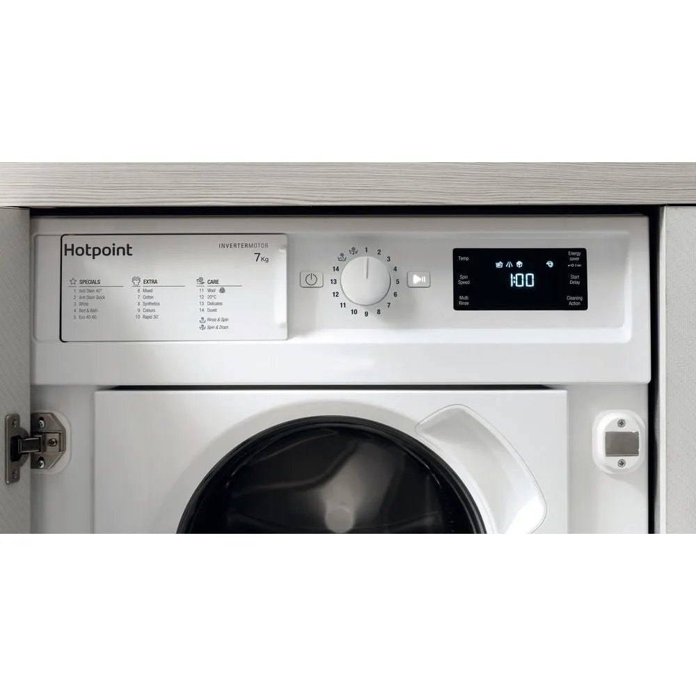 Hotpoint BI WMHG 71483 UK N 7kg 1400 Spin Integrated Washing Machine