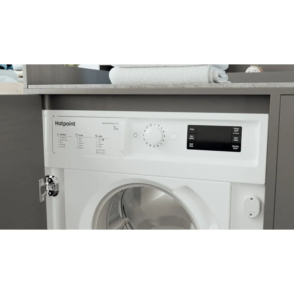 Hotpoint BI WMHG 71483 UK N 7kg 1400 Spin Integrated Washing Machine