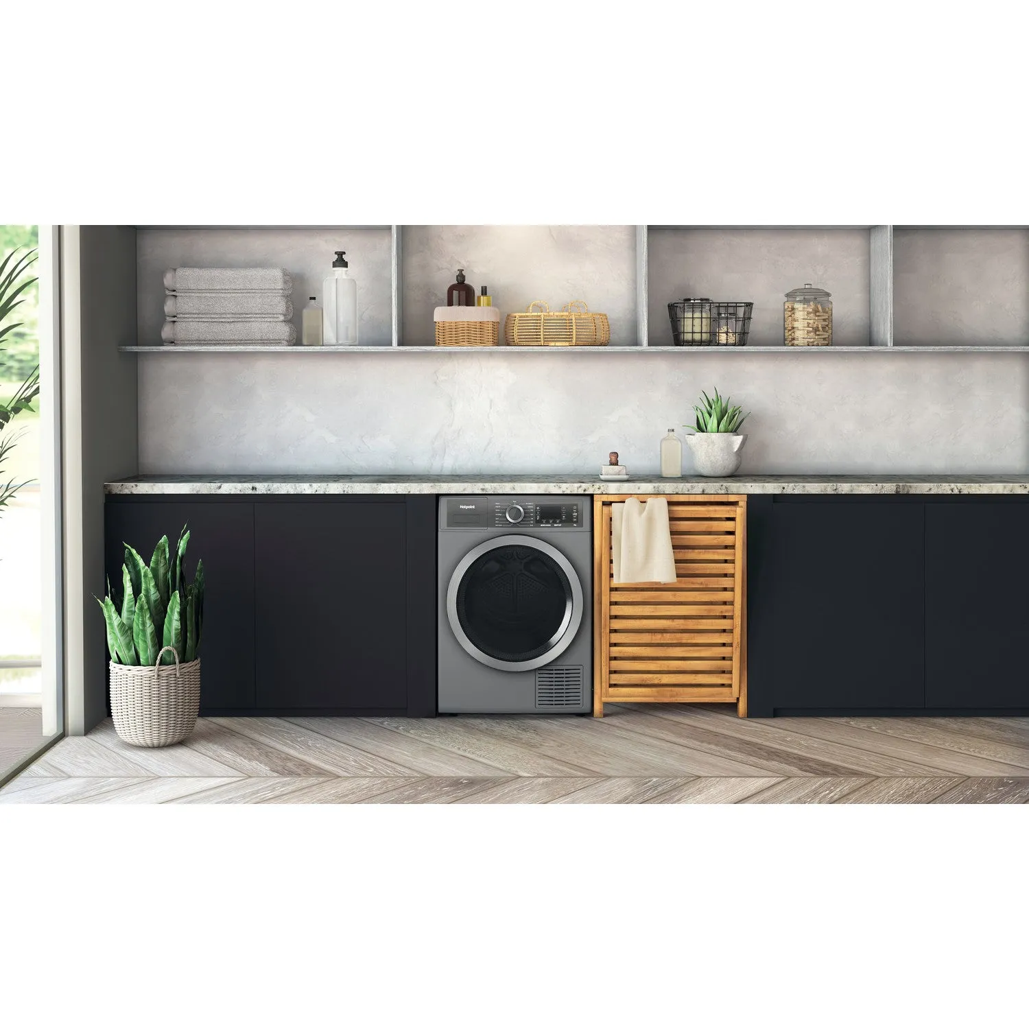 Hotpoint H8 D94SB UK 9kg Heat Pump Tumble Dryer