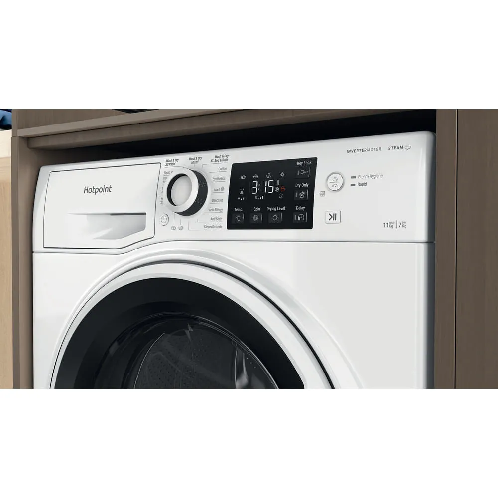 Hotpoint NDB 11724 W UK 11kg/7kg 1600 Spin Washer Dryer