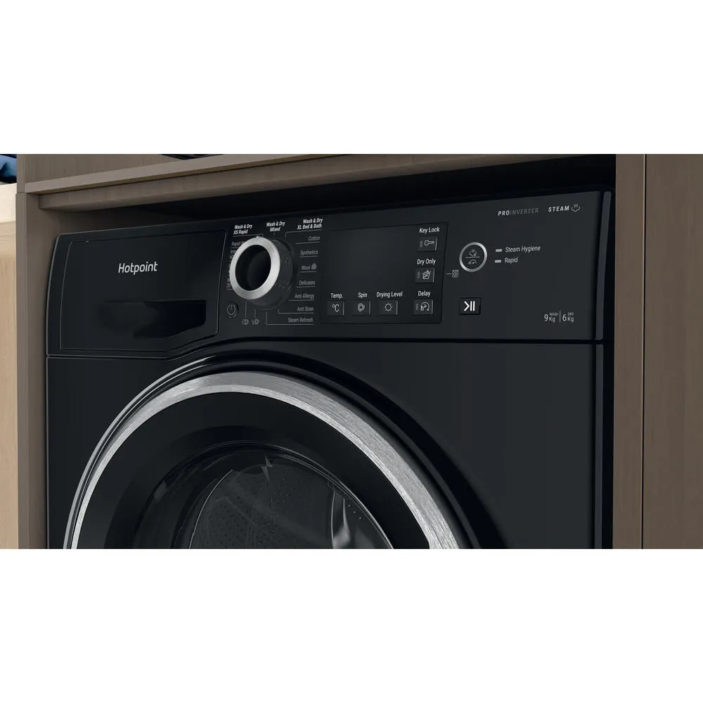 Hotpoint NDB 9635 BS UK 9kg/6kg 1400 Spin Washer Dryer
