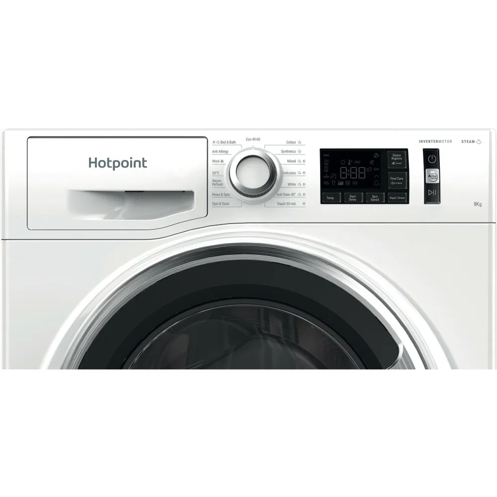 Hotpoint NM11 948 WC A UK 9kg 1400 Spin Washing Machine