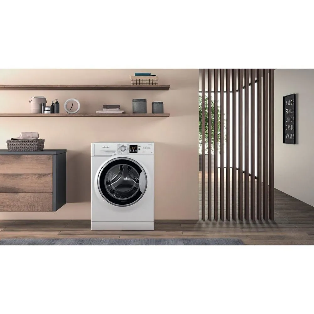 Hotpoint NSWE845CWSUKN 8Kg Freestanding Washing Machine