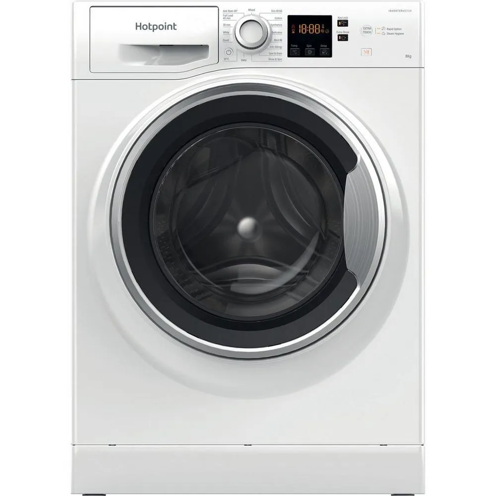 Hotpoint NSWE845CWSUKN 8Kg Freestanding Washing Machine