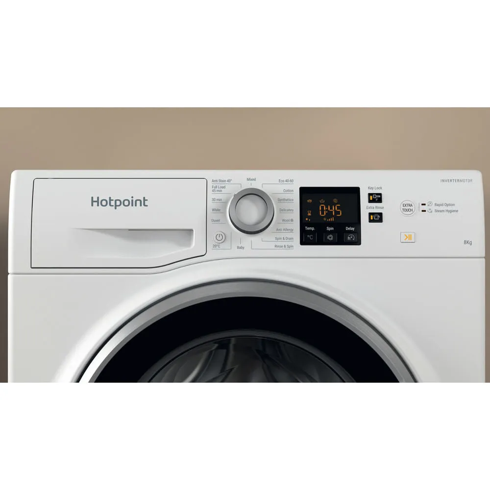 Hotpoint NSWE846WSUK 8kg 1400 Spin Washing Machine