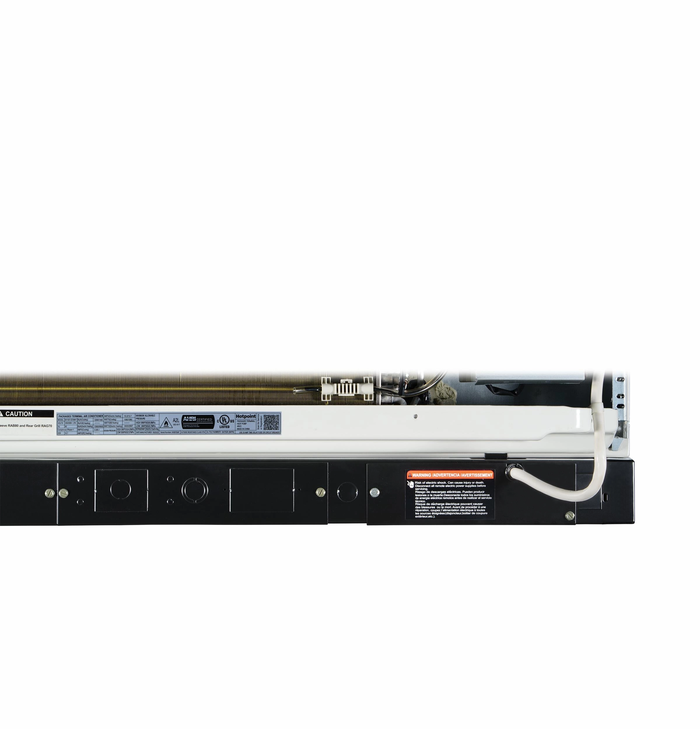 Hotpoint AH12H15D3B Hotpoint Ptac Heat Pump 15,000 Btu, 230/208V, 20Amp