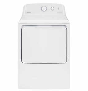 Hotpoint HTX24EASKWS Hotpoint 6.2 Cu. Ft. Capacity Aluminized Alloy Electric Dryer