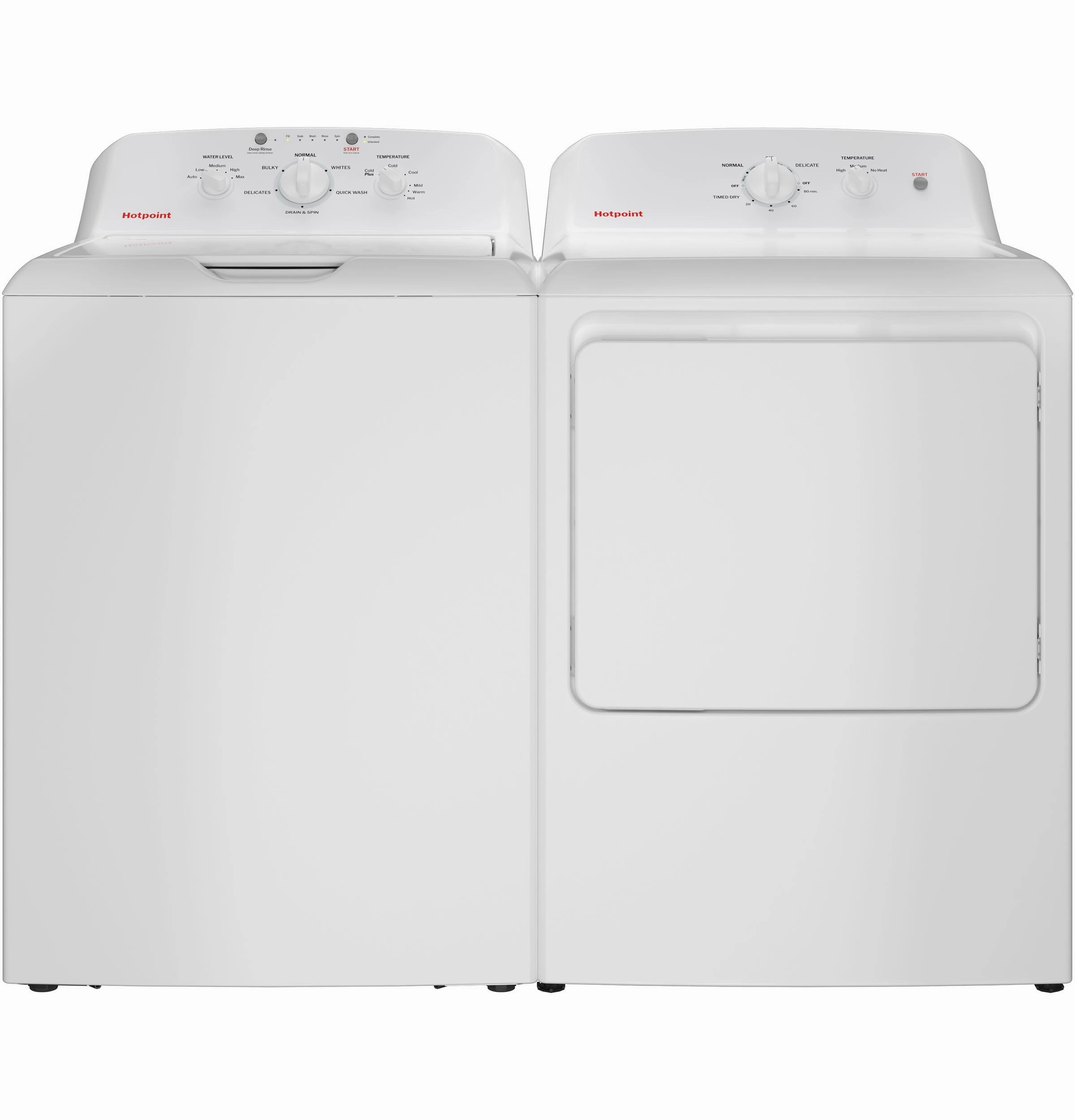 Hotpoint HTX26EASWWW Hotpoint 6.2 Cu. Ft. Capacity&#X00A0;&#X00A0;Electric&#X00A0;Dryer&#X00A0;With Up To 120 Ft. Venting And Shallow Depth&#X200B;
