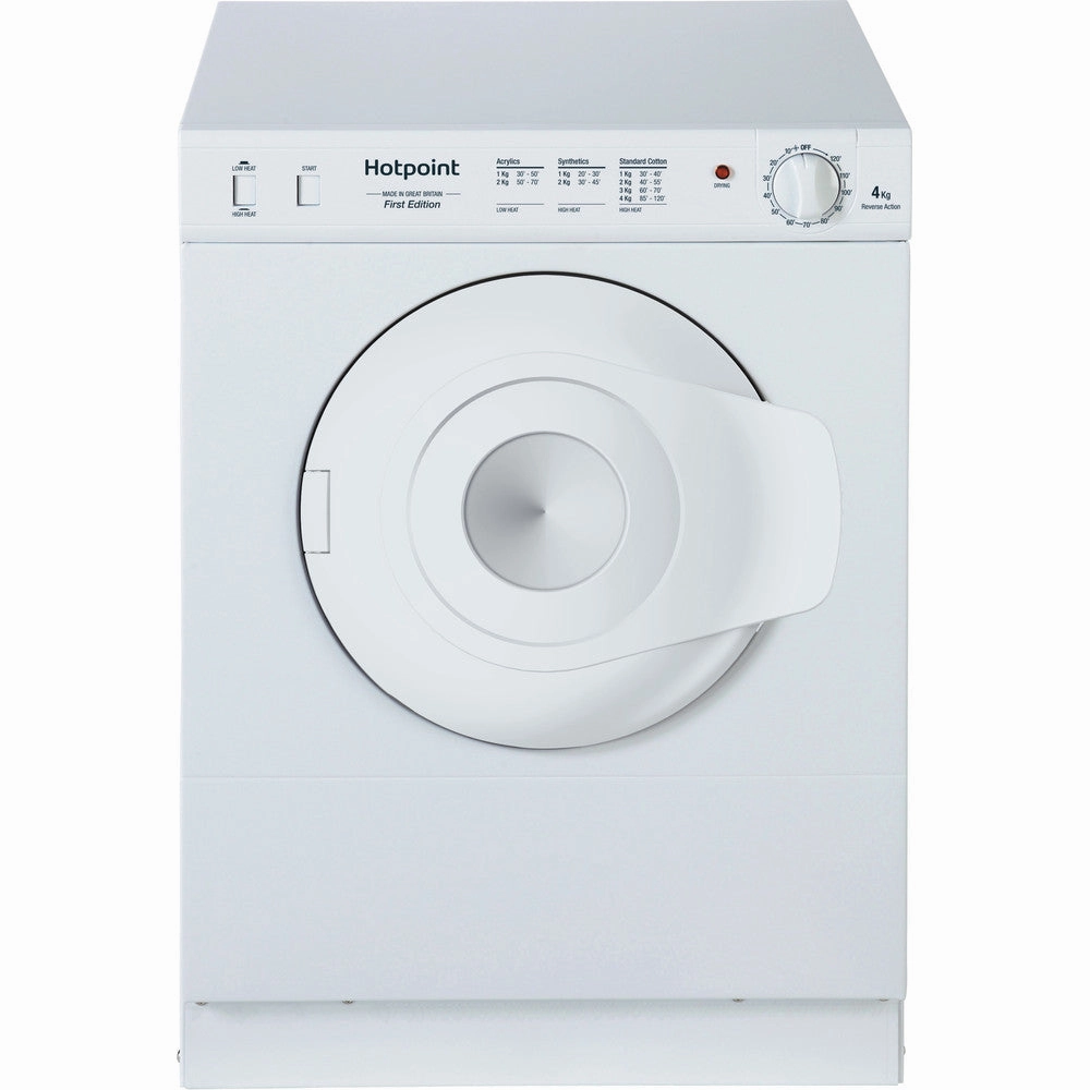 Hotpoint NV4D01P 4kg Compact Vented Dryer White
