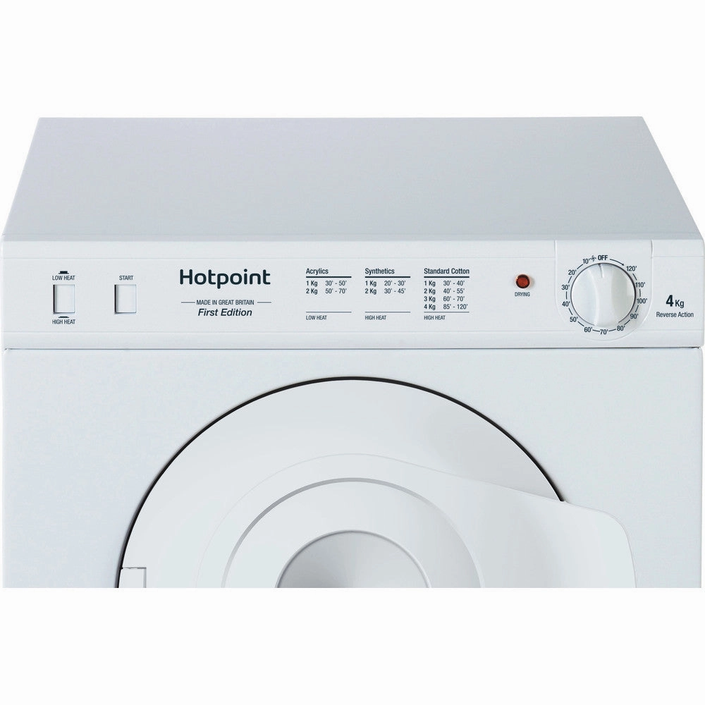 Hotpoint NV4D01P 4kg Compact Vented Dryer White