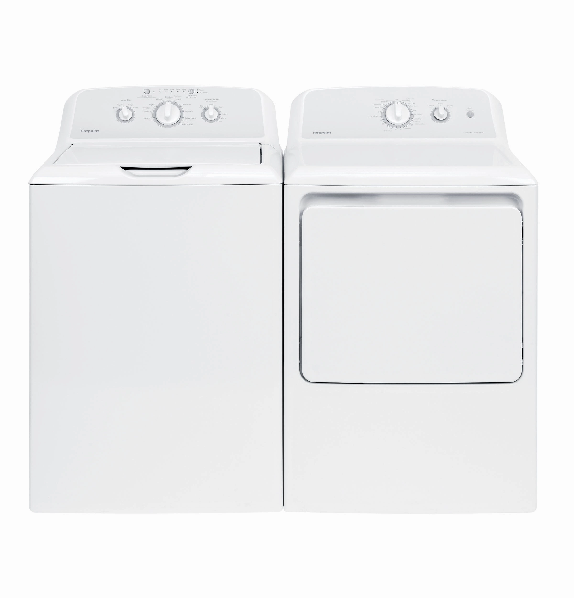 Hotpoint(R) 6.2 cu. ft. Capacity aluminized alloy Electric Dryer - (HTX24EASKWS)